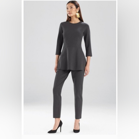 NATORI fitted gray top, size L - Picture 2 of 6